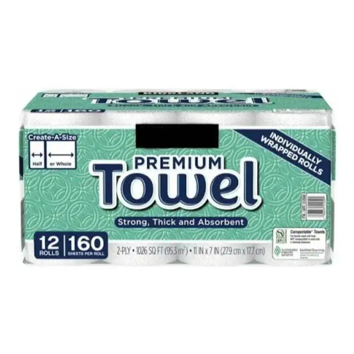 Rouleau de papier toilette d'hôtel à 1 épaisseur