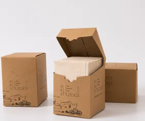 105*75*75mm (300g kraft paper) paper box tissues