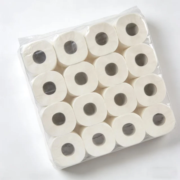 Papier toilette en bambou à 3 couches, 16 rouleaux