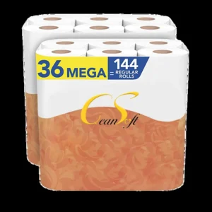 3-lagige Toilettenpapierrolle aus Bambus