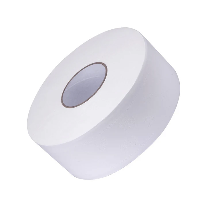 Rouleau de papier toilette en pâte de bambou gaufré
