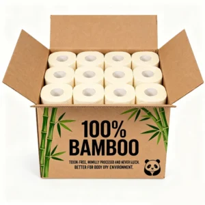 Biodegradable Bamboo Toilet Paper