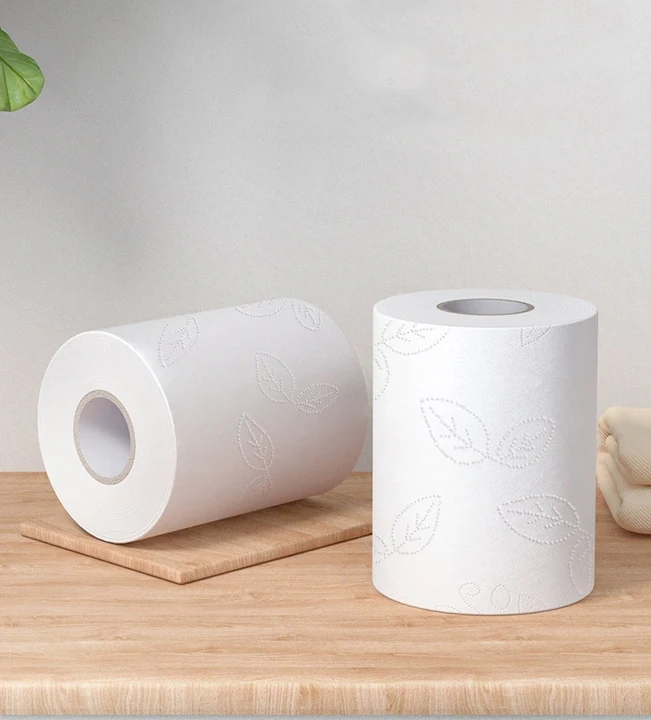 Rouleau de papier toilette en vrac pour la salle de bains