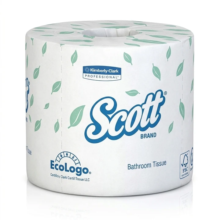 Rouleau de papier toilette doux et écologique personnalisé