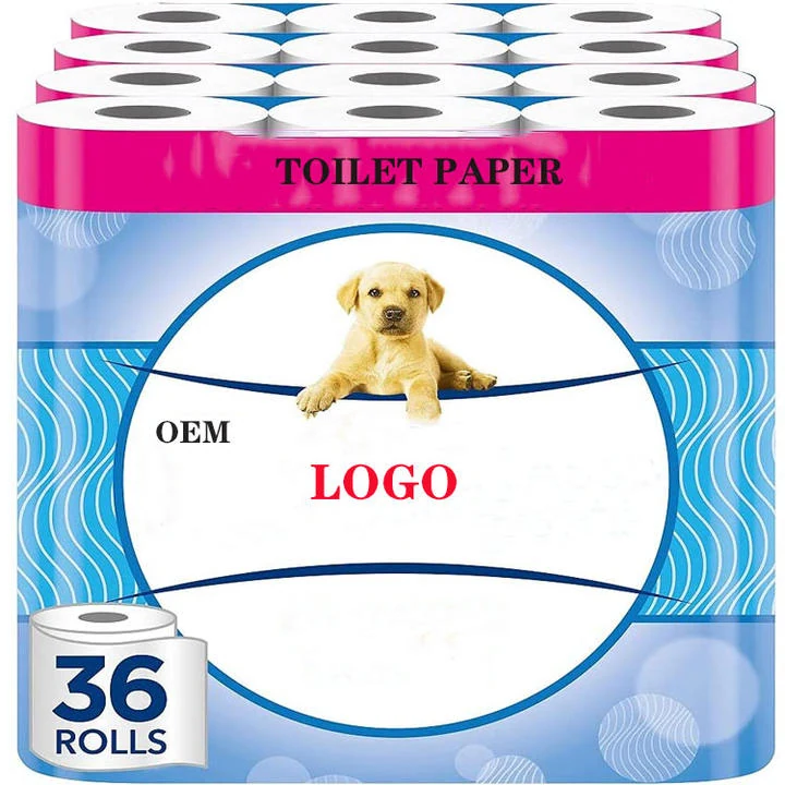 Papier toilette personnalisé à plusieurs couches