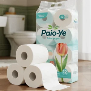 Custom Virgin Pulp Tissue Roll
