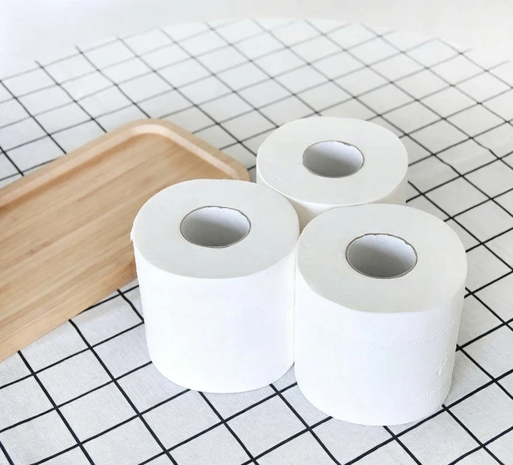 Papier toilette personnalisé à base de pâte vierge, 2 à 3 couches
