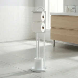 Dual Roll Toilet Paper Holder