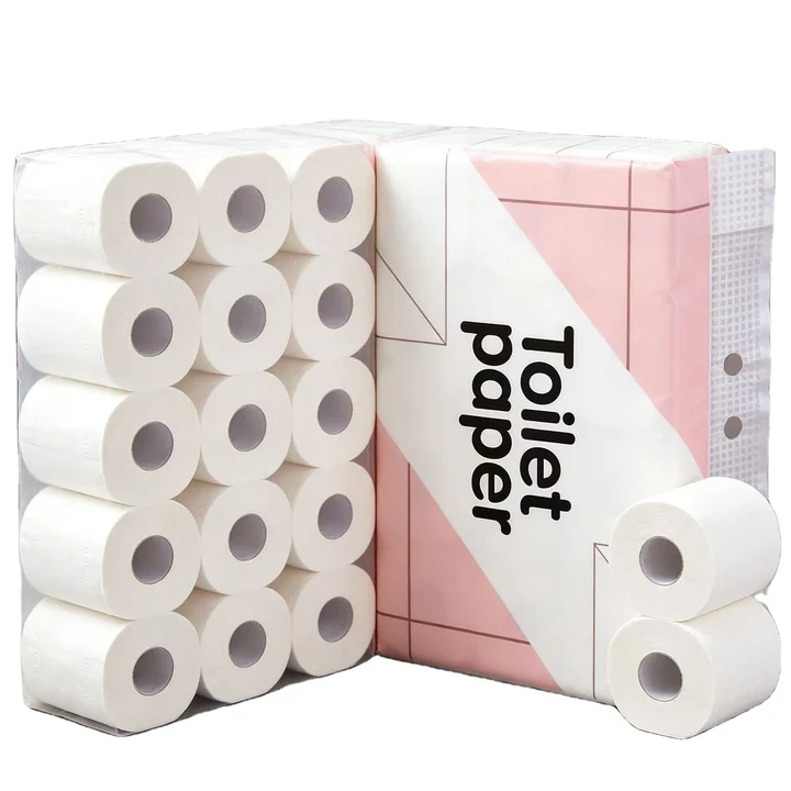 Papier toilette gaufré à 3 couches, en gros, OEM