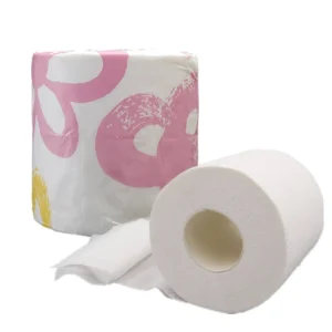Papel higiénico estampado para uso hotelero