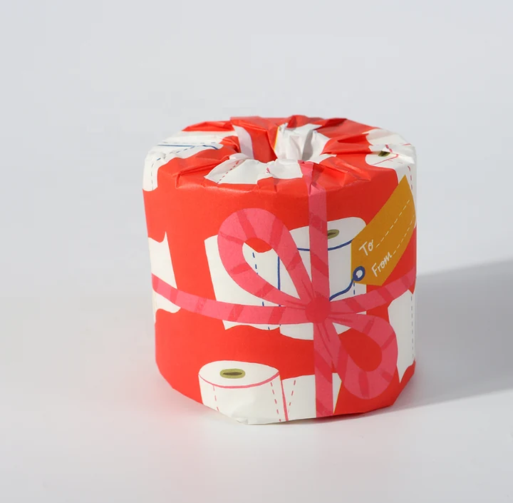 Rouleau de papier toilette recyclé