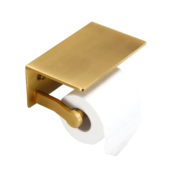 Porte-papier toilette en acier inoxydable