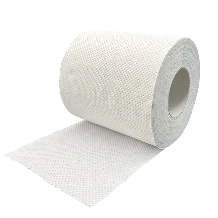 Rouleau de papier toilette en pâte vierge